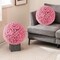 Faux Purple Eucalyptus Decorative Balls with 7 Layers Leaves for Backyard Porch Garden and Wedding